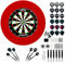 KOTO - King Pro Edition Rot Incl. Surround & Accessory Kit Steeltip 90 Stücks, 2 Sets Dartpfeile 23 G, 6x3 Flights, 6x3 Shafts