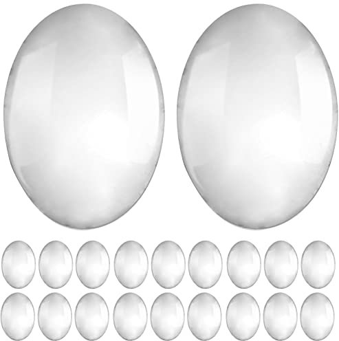Beavorty Nail Art Display Beads Set of 30 Glass Nail Varnish Color Chart Nail Tips Practice Board Nail Beads
