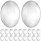 Beavorty Nail Art Display Beads Set of 30 Glass Nail Varnish Color Chart Nail Tips Practice Board Nail Beads