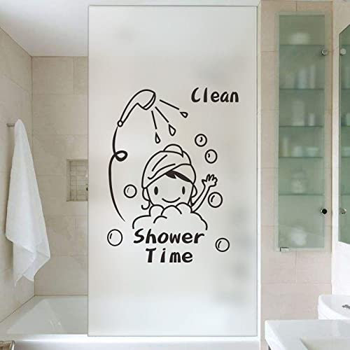 Vinilos para Cristales 60X200 Método De Baño Vinilo Adhesivo Cristal Translucido,Vinilos Adhesivos para Cristales,Vinilo Ventana,Vinilo Mampara Ducha,Window Film Anti UV