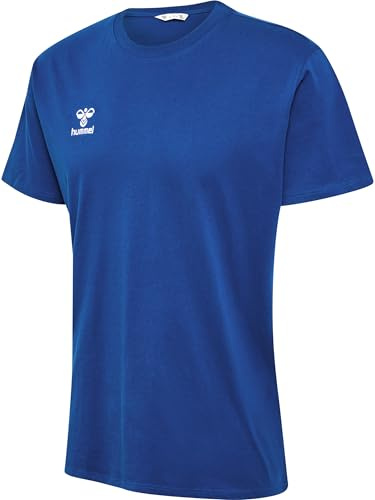 hummel GO 2.0 T-Shirt - Sportshirt Herren Kurzarm - Trainingsshirt für Fitness, Sport und Freizeit - aus 100% Bio-Baumwolle - Bequeme Passform, Stretch-Jersey Stoff & Rundhalsausschnitt