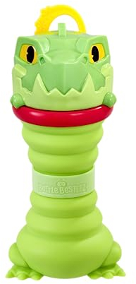 Bottle Besteez: Chill-Rex Green | Botella reutilizable plegable de 360 ml | Botella de agua para niños resistente al goteo y a prueba de fugas | Ideal para el regreso a clases | Sin BPA, mezclada