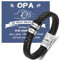 Jbniuay Opa-Armband - Geschenke für Opa,Opa Armband Opa Geschenke Lederarmband Großvaters Geburtstagsgeschenk