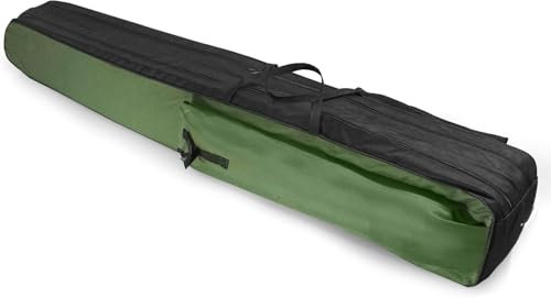 Aves-24 Rutentasche Angeltasche ANGELKOFFER 1, 2 oder 3 Fächer 80 bis 190cm Fishing Angeln Tasche (3 - Fächer, 140cm)