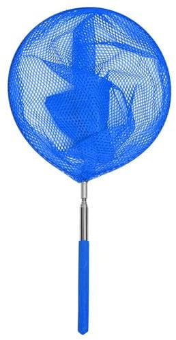 Red para piscina con poste,Red para limpieza de piscinas | Red telescópica para limpiador de piscinas | Red limpiadora de piscinas, skimmer de red para piscina pequeña, red skimmer de piscina de acero