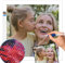 xcdsf Diamond Painting Eigenes Foto Personalisiert Bilder,Diamond Painting Personalisiert Set für Erwachsene,Design Diamant Full Bilder Home Decor 30 * 30cm Runder Diamant