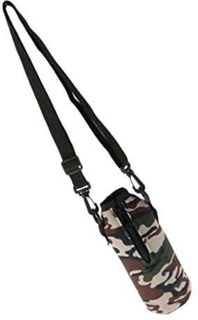 Timcryxient Funda térmica para botella de agua deportiva, 750 ml, camuflaje