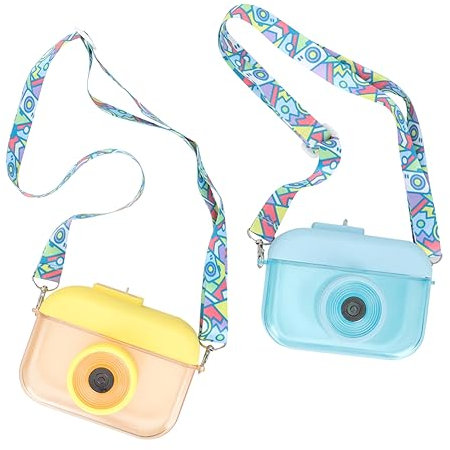 COLLBATH Lot De 2 Bouteilles Deau Compactes En Forme Dappareil Photo (16 Gobelets) Pour Adultes