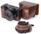 MUZIRI KINOKOO Case for Sony ZV-E10 II Camera, PU Leather Protective Case for Sony Alpha ZV-E10 II/ZVE10 II Camera with 16-50mm Lens - Removable ZVE10 II Carrying Case with Shoulder Strap - Coffee