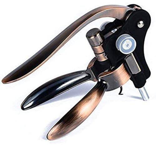 Augenblick Corkscrews Wine Bottle Opener with Foil Cutter, Extra Screw and Placing Stand (Brown)