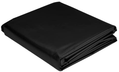 Neegaurd Teichfolie 3m x 2m, Schwarz LDPE Teichfolien Schwerlast, Flexible Teichfelle Teichfolie, Schwimmteich Folie Gartenteich Teichplane, für Fischteiche, Brunnen, Wassergarten und Wasserfall