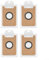 GLFLOW Lot de 4/10/20 sacs à poussière de rechange pour aspirateur Ultenic T10 pour robot Elite, filtration 4 couches, grande capacité (lot de 4)