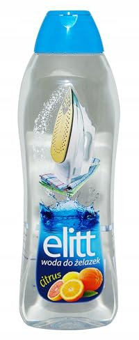 Scented Ironing Water 2x1L – Citrus, Fresh or Green Tea | Anti-Scale Steam Iron Water | Fragrance Boost | Easy Ironing | All Fabrics | No Residue (CITRUS)