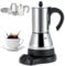 MAIMAILE 400W/480W Electric Coffee Percolator, Stainless Steel Electric Coffee Maker, 4 Cups (200ml)/6 Cups (300ml) Capacity, Automatically Switch To Keep Warm Mode, for Drip Coffee/French Press