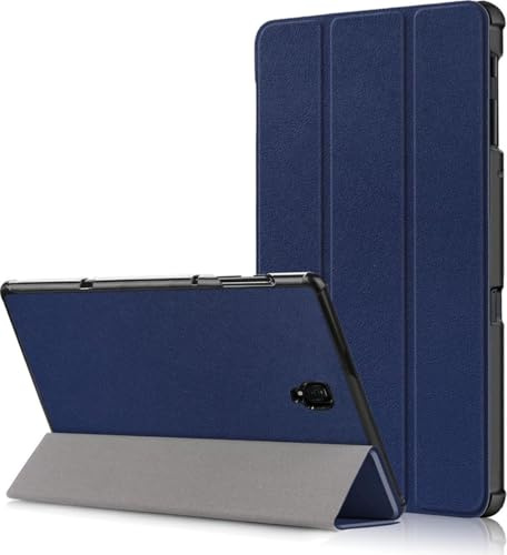 BTH - Tablet Hülle für Samsung Galaxy Tab A 10.5 (2018) - Leichte Hülle mit Trifold Cover - Stoßfest Dunkelblau