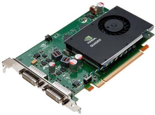 Hewlett-Packard nVIDIA Quadro FX380 Grafikkarte (PCI-e, 256MB DDR3 Speicher, 1 GPU) Full Retail