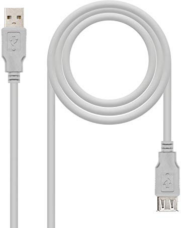 Nanocable - CABLE USB 2, TIPO A/M-A/H, 3 M