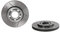 Brembo 09.7011.75 Vordere Bremsscheibe, Anzahl 2