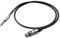 Proel BULK210LU5 - Cavo audio professionale bilanciato con connessioni spina jack Stereo 6.3 mm a cannon XLR 3P Femmina - 5mt., Nero