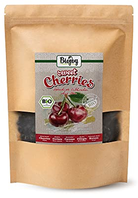 Biojoy Ciliegie essiccate BIO (1 kg), denocciolate e senza zolfo