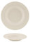 summa - Plato Llano 23cm, 6 Unidades, vajilla de Porcelana Color Blanco Marfil, Alta Resistencia, Acabado esmaltado, Colección Valet