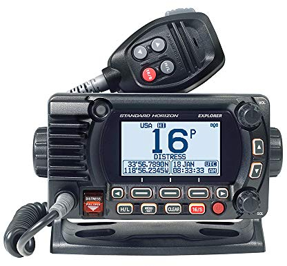Standard Horizon GX1850GB Explorer VHF, w/GPS, Opt. 2nd Station, N2K, Schwarz