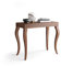 Mobili Fiver, Tavolo Consolle Allungabile, modello Classico, 45(306,2) x90 cm, Noce Canaletto, fino a 14 posti, Consolle da Soggiorno, Made in Italy