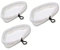 DadaAA Lot de 3 Chiffons de Nettoyage en Microfibre pour Balai Vapeur H2O/H20 X5