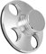 CCYLEZ Schallplattengewicht, Metall Plattenspieler Record Weight Schallplattenklemme, Silber