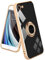 Urarssa iPhone 7/8/SE 2020 Case - Magnetic Ring Holder, 360° Rotation, Car Mount, Shockproof, Black