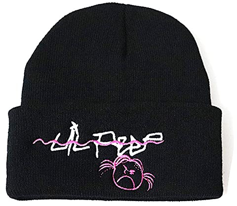 Lil Peep Love lil.peep Beanie-Mütze für Herren und Damen, Strickmütze, Skullies, Strickmütze, warm, Winter, Unisex, Ski-Hip-Hop-Mütze, 1