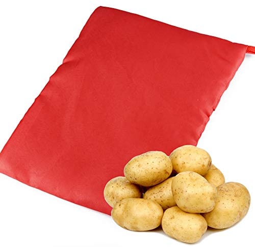 Ruluti Kartoffel-Express Mikrowellen-kartoffel-Beutel-rot, Waschbar Und Wiederverwendbar, Beutel Kochen in Nur 4 Minuten Herd Bag