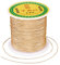 Craftdady Cuerda de nailon trenzado de 0,5 mm para hacer pulseras, collares, joyas, 150 yardas