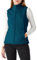 Outdoor Ventures Softshell Weste Damen Ärmellose Jacke Laufweste Leicht Winddicht Warm Fleeceweste Stehkragen Sport Golf Weste mit 4 Taschen für Wandern Camping Nebel Blau M