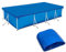 Poolabdeckung Rectangular, Abdeckungen Rectangular Pool Cover Easy Set Staubdicht Pool Protector Poolabdeckplane für Rechteckiger Rahmen Pool (400x211cm(13.12x6.92ft))