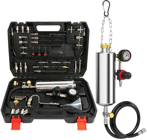 AUTOOL Fuel Injector Cleaner Kit Fuel System Cleaner, Non-dismantle Fuel Injector Cleaner Tester 1000ML 150PSI Automotive Intake Valve Manifold Throttle Body Catalytic Converter Cleaner (C-100)