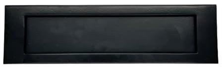 Solid Brass Material Letter Plate Smooth Finish in Black Finish & Dimensions 250mm x 100mm x 10mm