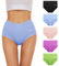 Unterhosen Damen Unterwäsche Weich Baumwolle, 5er Pack Unterwäsche Frauen, Stretch Hohe Taille Panties Damen, Atmungsaktive Sexy Slip Damen, Hipster Damen Mädchen Tochter, M