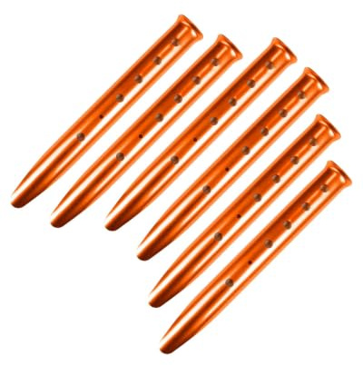 Wechsel Snow Peg 32 cm I 6 Stück I Zeltheringe aus DUR Aluminium I ideal geeignet für Schnee & Sand I extrem stabile Alu-Heringe I leichtes & Robustes Camping Zubehör