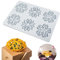 Moule en silicone 3D en forme de fleur B pour décoration de gâteaux