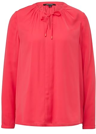 comma Satin Bluse Langarm, 4294, 46