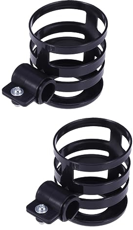 ibasenice 2stücke Stroller Flaschenhalter Für Babyschalen Und Fahrräder Robuster Und Getränkehalter Für Wasserflaschen Installieren Für Unterwegs Geeignet Schwarz