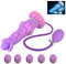 Youxclian Silikon Ovipositor Analplug, SM Aufblasbarer Analplug Luftstrom Push Vagina Anal Ei Hohl Aufblasbare Anal Plugs Sex Spielzeug Vagina Eier Buttplug Anus Perle für Männer Frauen (Leuchtdildo)