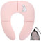 Asiento de Inodoro Plegable, Reductor WC para Niños, Adaptador WC de Viajes Plegable Portatil, Asiento Inodoro Reductor Reutilizable para Niños Pequeños/Orinal