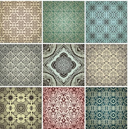 HUBDECO - Fliesenaufkleber - Küche, Badezimmer Deko - Klebefliesen - Wand Deko - Klebefolie Küche - Küchenrückwand Deko - Selbstklebende Fliesen - 9 Stk. - Arabische Ornamente - 20x20cm
