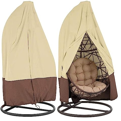 Terrassen-Ei-Stuhl-Abdeckung, Terrassen-Hänge-Stuhl-Abdeckung, Wasserdichte Eier-Hängesessel-Abdeckung, Oxford-Stoff, Robuste Abdeckung For Balkon-Hängesessel, Eierschalen-Abdeckung Hängesessel Schutz