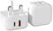 Samsung 20W Dual Port USB Type-C Charger - Fast Plug for Galaxy Tab S6 Lite/A9/A9+/S9 FE/S10/S10 Plus - QC 3.0 UK