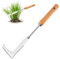Shyllin Couteau Désherbeur Manuel 30cm, Outil Desherbage Long Manche, Grattoir Jardin, Outillage Jardinage, Desherbeur pour éliminer Mauvaises Herbes, élaguer Arbres, Couper Vignes