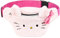 Hello Kitty Mädchen Bauchtasche, Flauschige Gürteltasche mit verstellbarem Riemen (Pink)