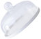 TOPBATHY Tortiera Antipolvere Decorazione Cucina Display Vassoio per Dolci festina bancali spuntino Cibo Dolce Chiaro Vassoio con Coperchio tortiera con Coperchio in Ceramica Bianca